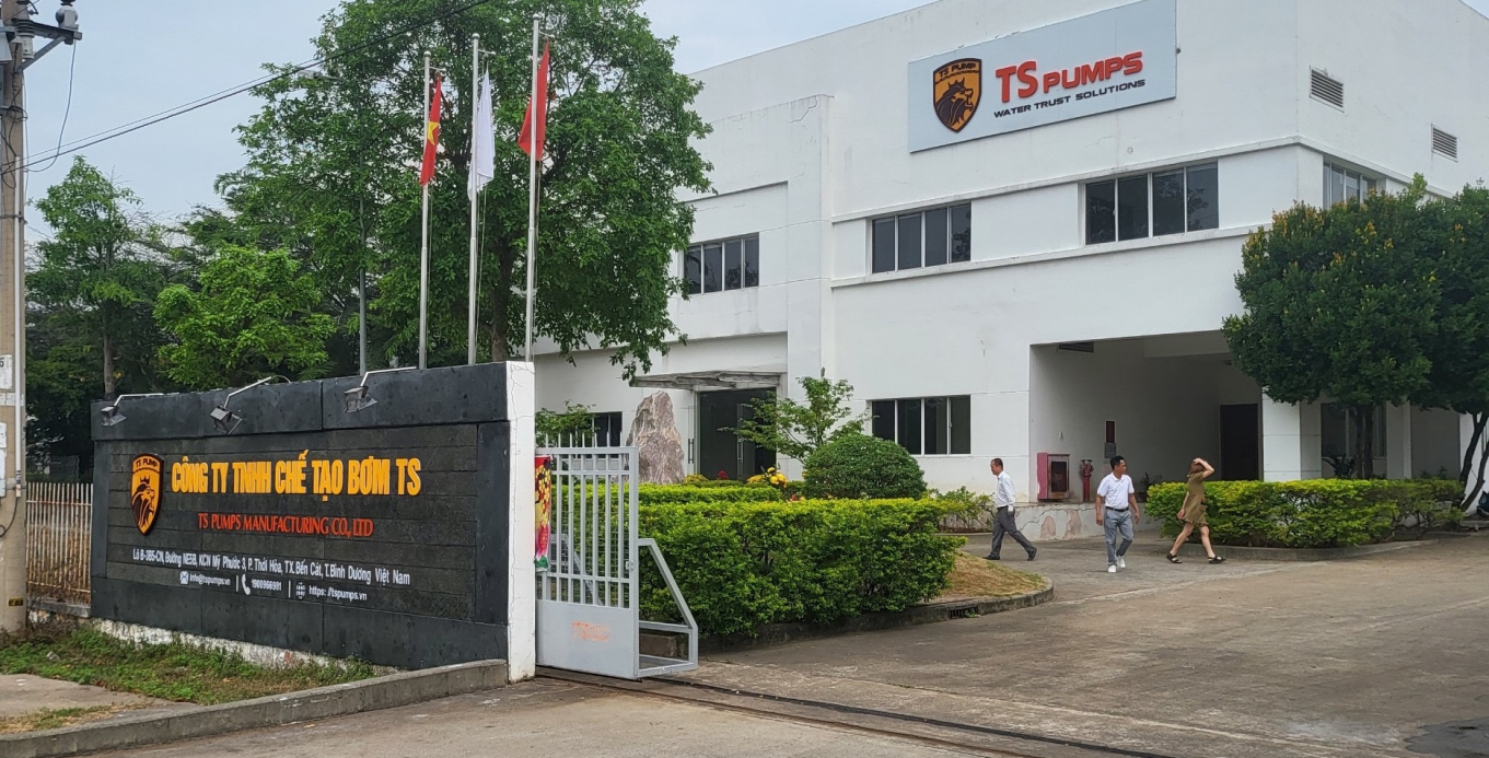 CÔNG TY TNHH CHẾ TẠO BƠM TS